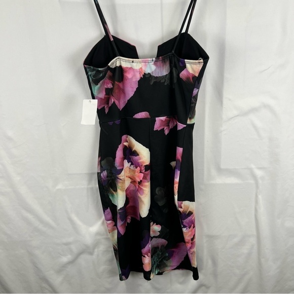 Charlotte Russe - Women's Dress - X Small - Black Floral - Spaghetti Strap - NWT - Picture 11 of 12